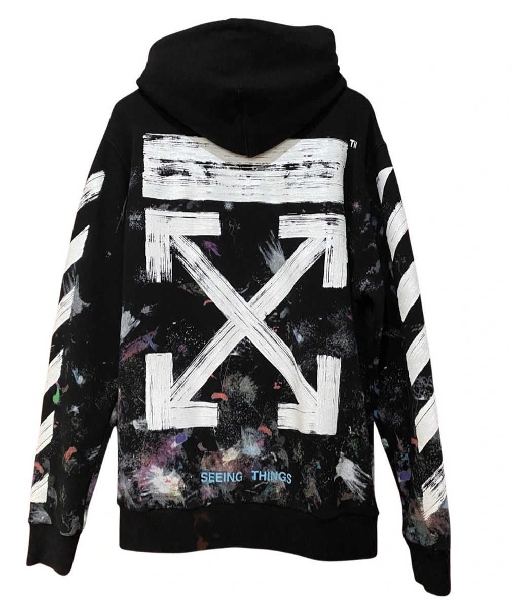 Off white best sale galaxy zip hoodie