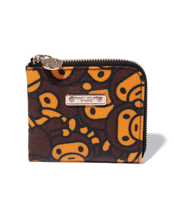 Bape Baby Milo zip wallet