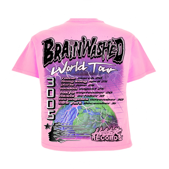 Hellstar Capsule 10 Brainwashed Tee Pink