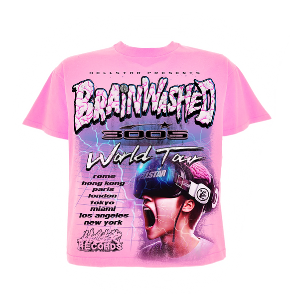 Hellstar Capsule 10 Brainwashed Tee Pink