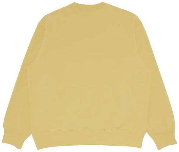 Supreme Box Logo Crewneck 'Pale Yellow'