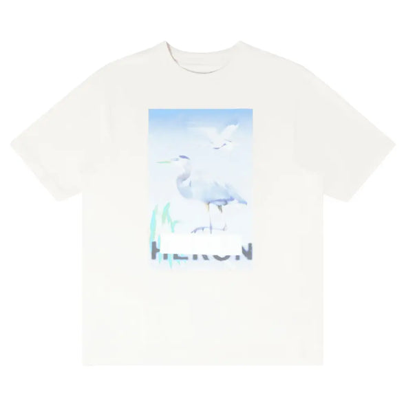 Heron Preston Censored Heron Tee 'White/Light Blue'