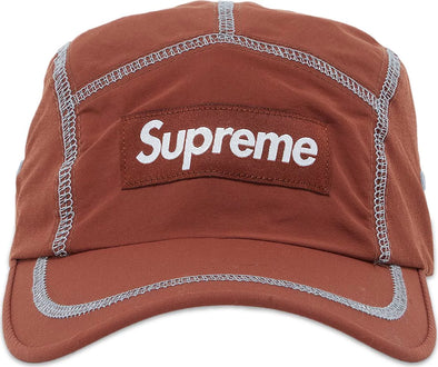 Supreme Reflective Stitch Camp Cap 'Brown'