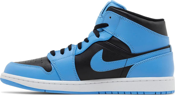 Air Jordan 1 Mid 'University Blue Black'