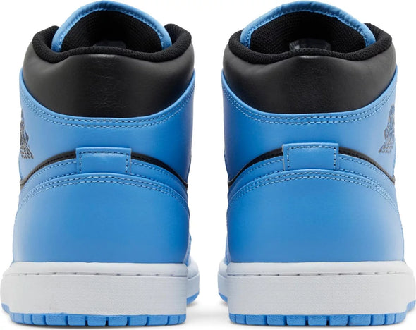 Air Jordan 1 Mid 'University Blue Black'