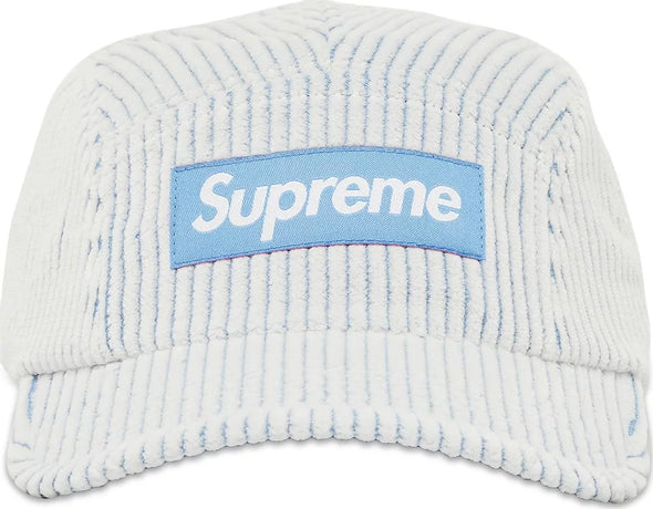 Supreme 2-Tone Corduroy Camp Cap 'White'