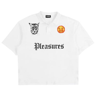 Pleasures Wyatt Patch Cotton Polo