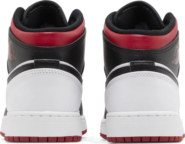Air Jordan 1 Mid GS 'Gym Red Black Toe'