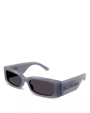 Balenciaga Max Rectangular Sunglasses, 56mm
