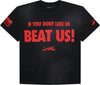 Hellstar Beat Us! T-Shirt 'Black/Red'