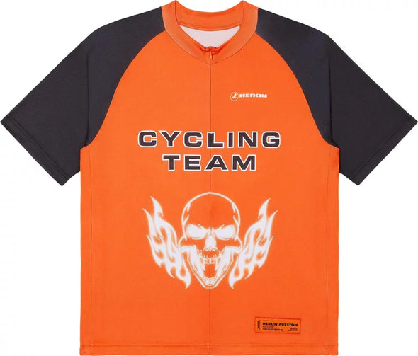 Heron Preston Flaming Skull Cycling Team Jersey 'Multicolor'