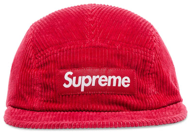 Supreme Corduroy Camp Cap 'Red' or 'Black'