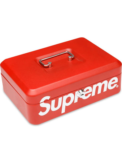 Supreme logo-print lock box