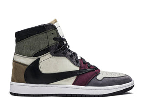 The Shoe Surgeon x Air Jordan 1 High 'Travis Scott Earth Tone Scrap Leather'