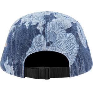 SUPREME-FLAMES JACQUARD DENIM CAMP CAP