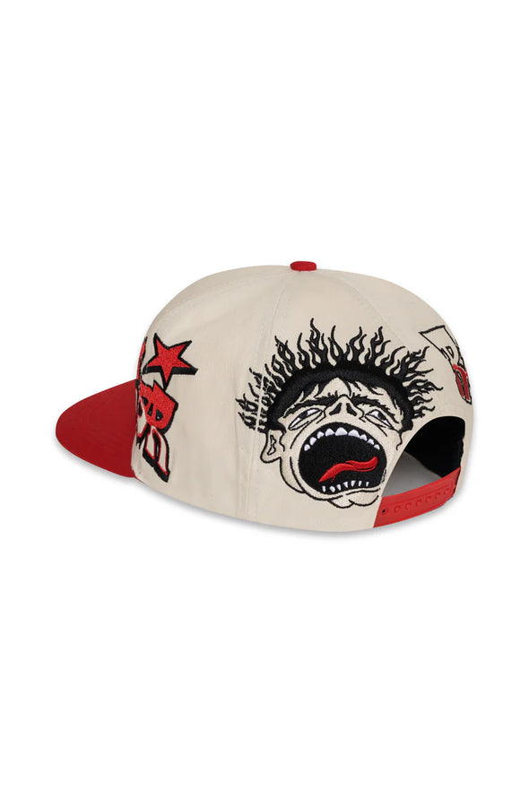 HELLSTAR RECORDS HAT (SNAPBACK) 'Red/White'