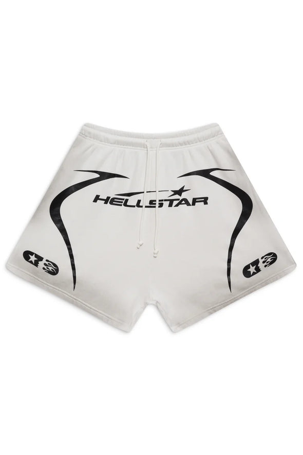 Hellstar WARM UP SHORTS 'White'