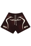 Hellstar WARM UP SHORTS 'Brown'