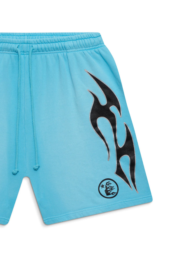 Hellstar Blue Flame Shorts