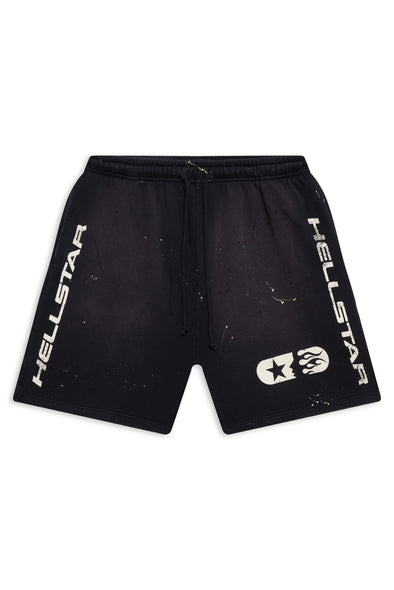 Hellstar Black Warm Up Shorts