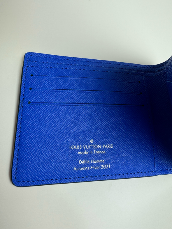 Virgil Abloh Louis Vuitton Multiple Wallet Monogram Blue