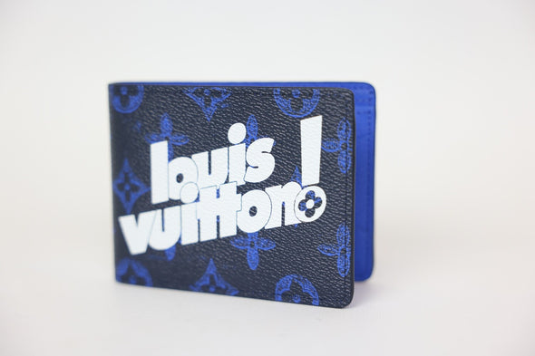 Virgil Abloh Louis Vuitton Multiple Wallet Monogram Blue