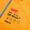 Off-White Yellow Industrial Y013 Print Cotton Hoodie