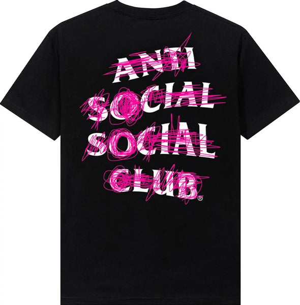 Anti Social Social Club Never Mind Tee 'Black'