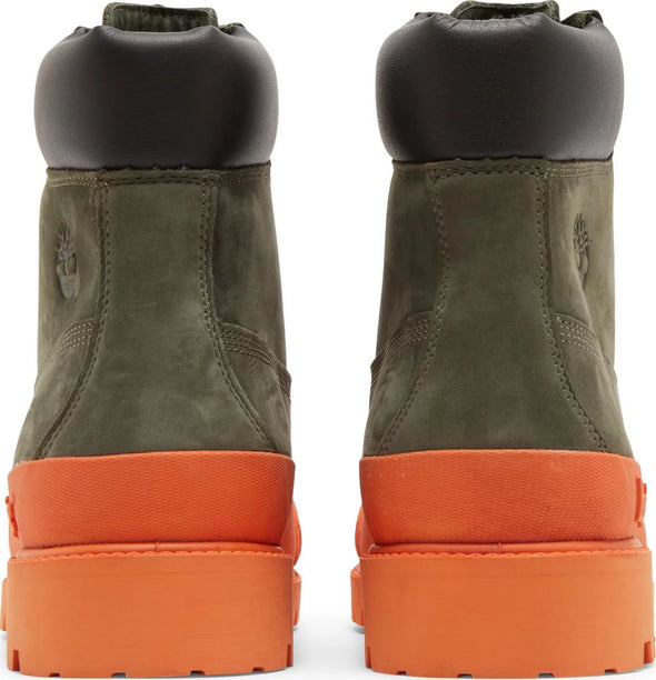 Bee Line x 6 Inch Premium Ruuber Toe Boot 'Dark Green Orange'