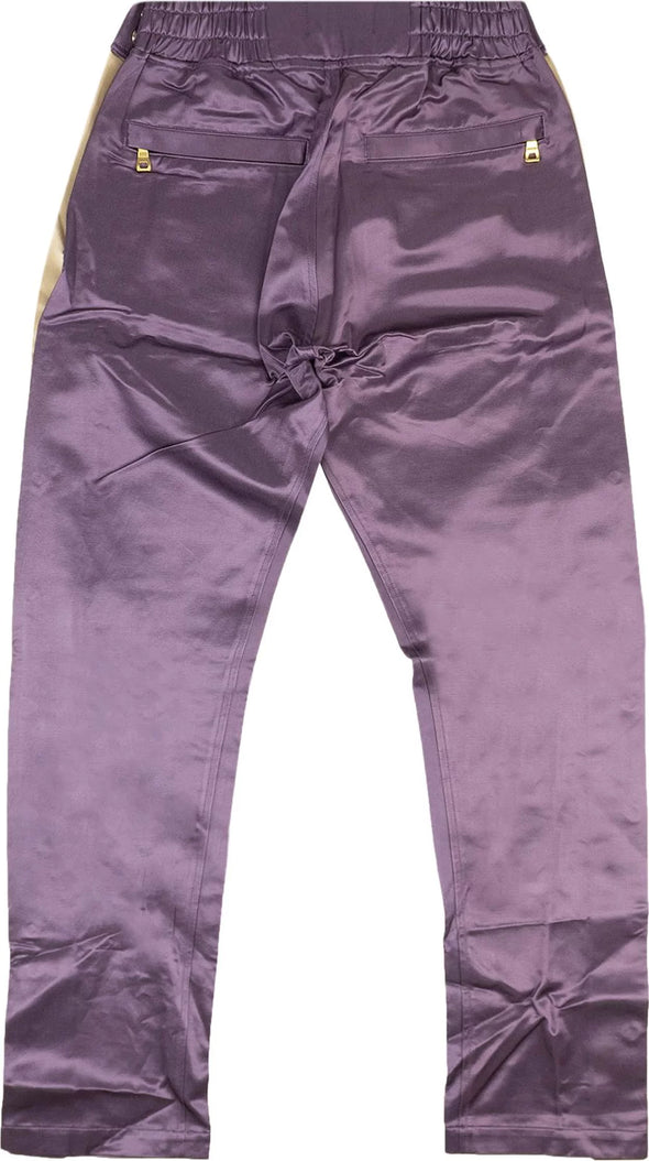 Just Don Team X Satin Tearaway Pants 'Purple'