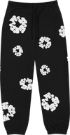 Denim Tears The Cotton Wreath Sweatpants Black