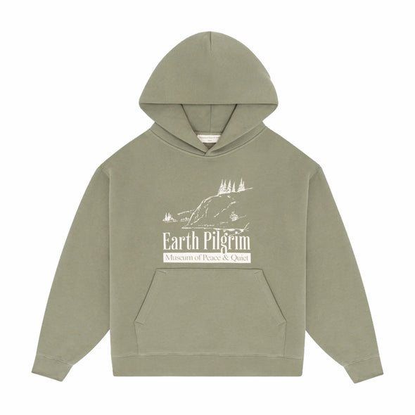 Museum of Peace & Quiet Earth Pilgrim Hoodie (Olive)