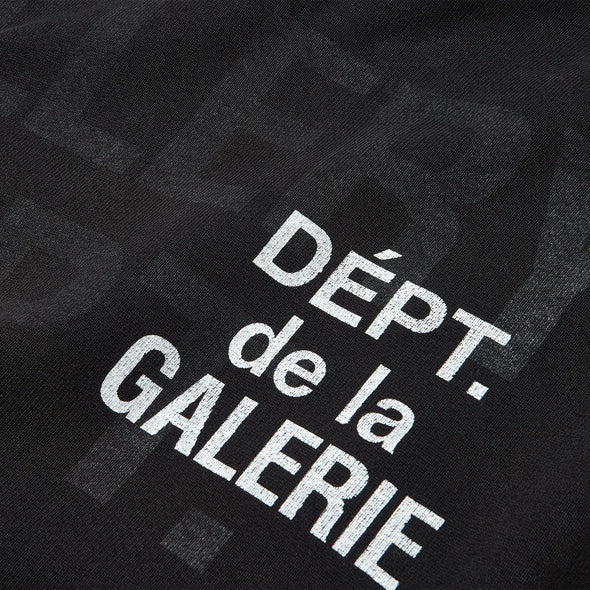 Gallery Dept BLACK MULTI LOGO HOODIE