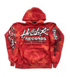 Hellstar Records Studios Tie Dye Red Hoodie