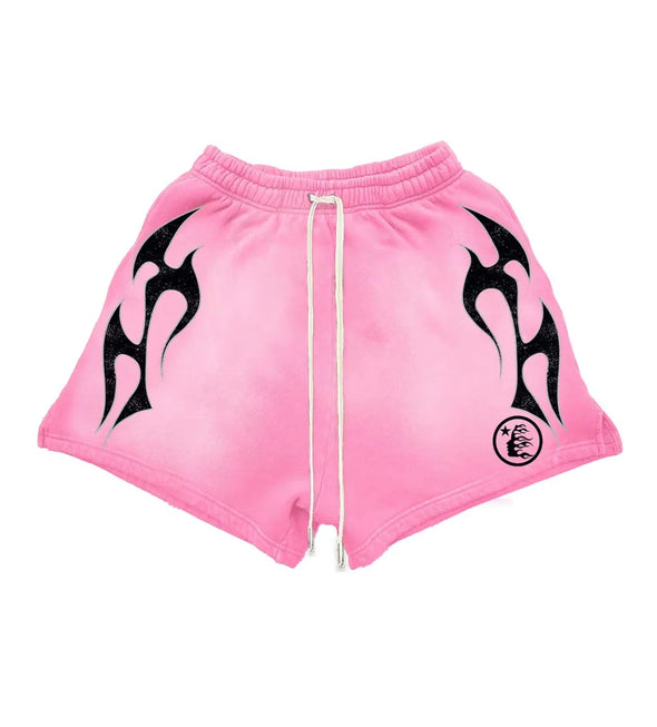 Hellstar Pink Flame Sweatshorts Capsule 10