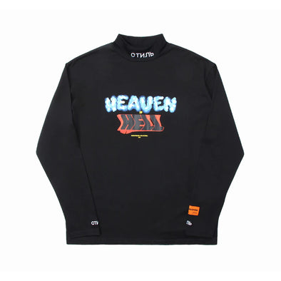 Heron Preston Heaven Or Hell Mock Neck L/S Tshirt