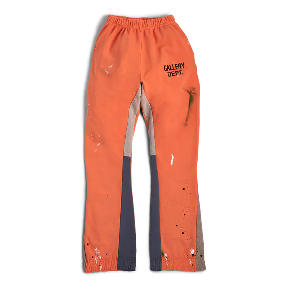 Gallery Dept. Painted Flare Sweat Pants Orange