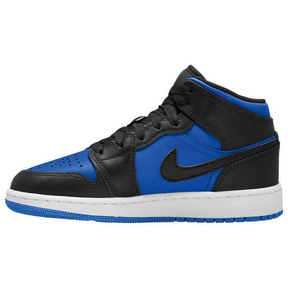 Air Jordan 1 Mid GS 'Black Royal Blue'