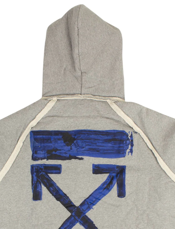'Off-White' Gray Arrows Hoodie