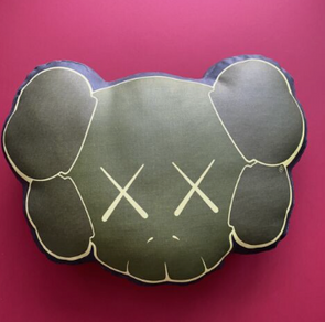 KAWS Soft Skull Pillow 2006 Green