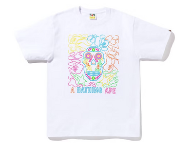 BAPE Halloween Neon Mexican Skull Tee