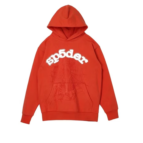 Sp5der Web Hoodie (Orange)