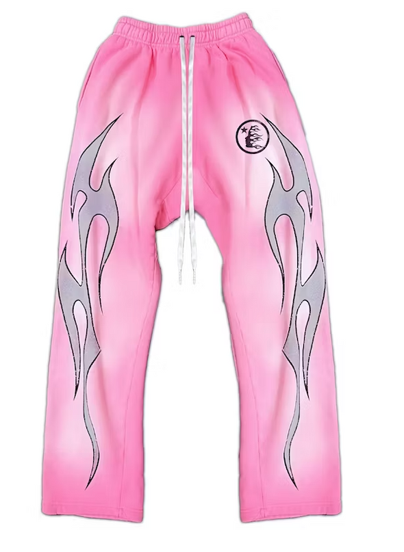 Hellstar Pink Flame Sweatpants Capsule 10
