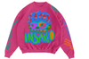 Kid Cudi NSANO SKETCH CREWNECK Hot Pink