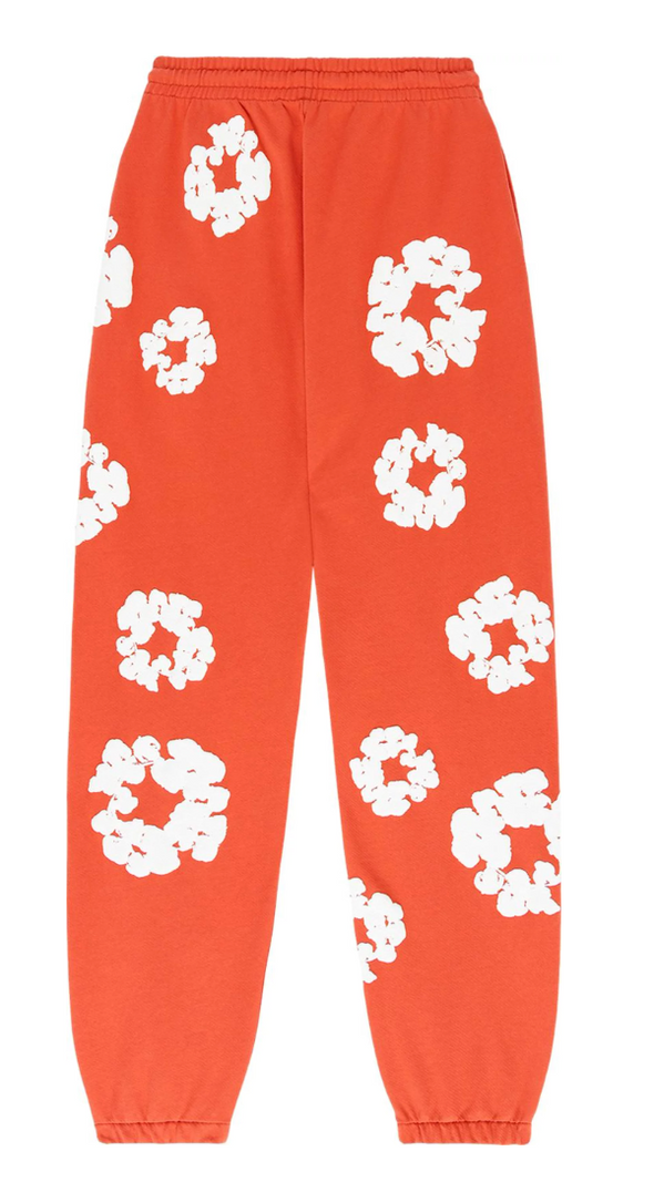 Denim Tears The Cotton Wreath Sweatpants 'Orange'