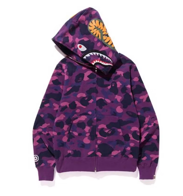 Bape Camo Shark Full Zip Up