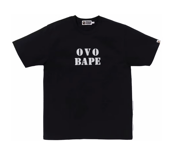 BAPE x OVO Stencil Logo Tee