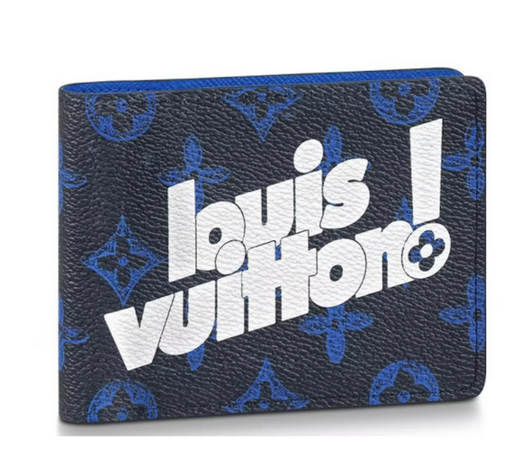 Virgil Abloh Louis Vuitton Multiple Wallet Monogram Blue