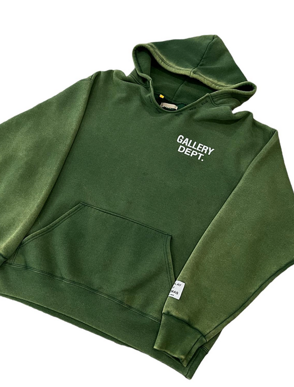 Gallery Dept Green Sun Faded Hoodie