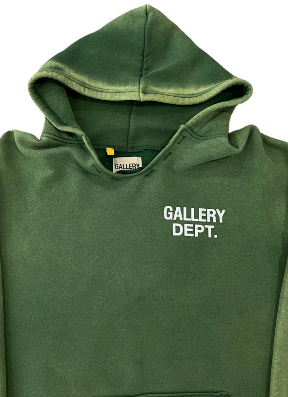 Gallery Dept Green Sun Faded Hoodie